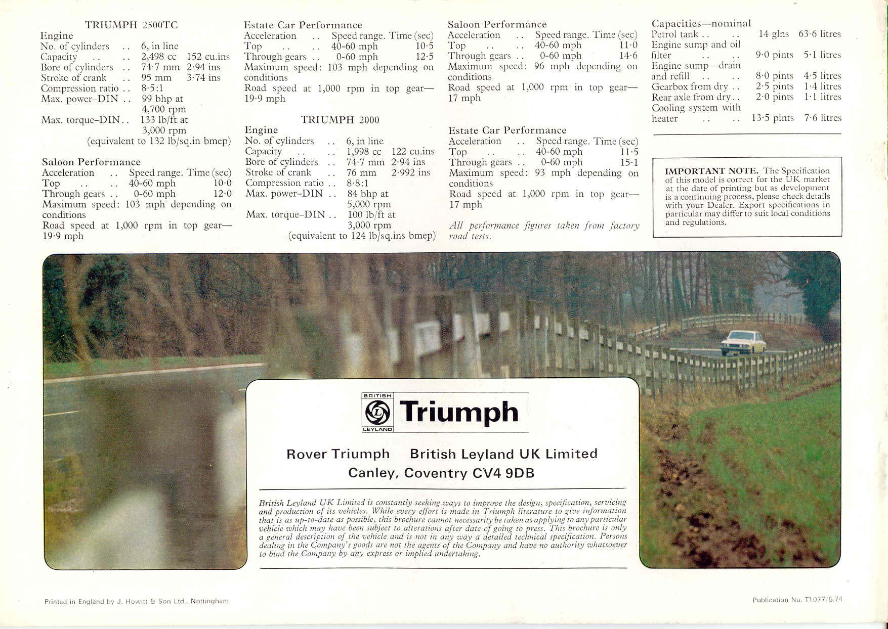 Triumph 2000 UK!